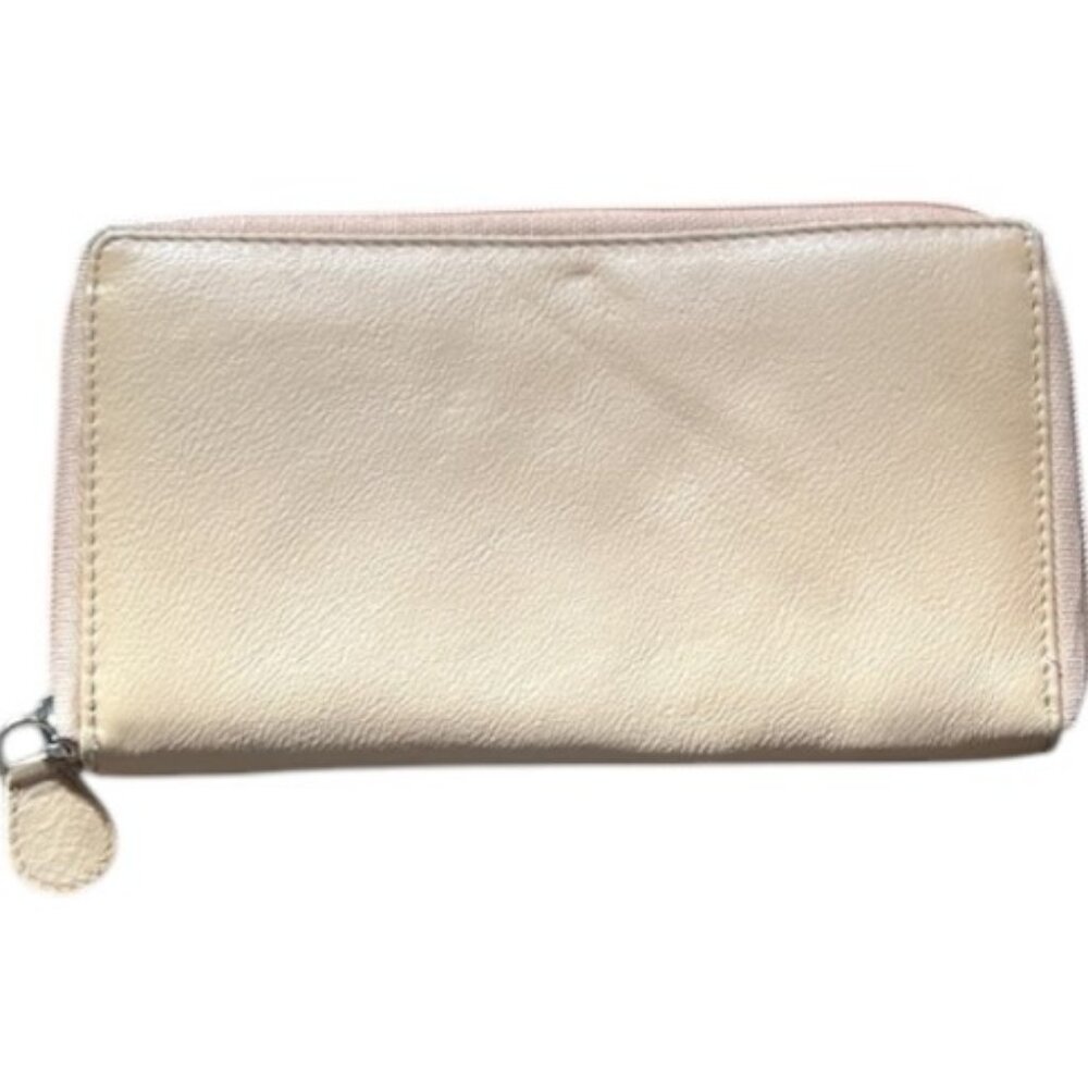 Osprey London beige continental leather wallet - Picture 2 of 9